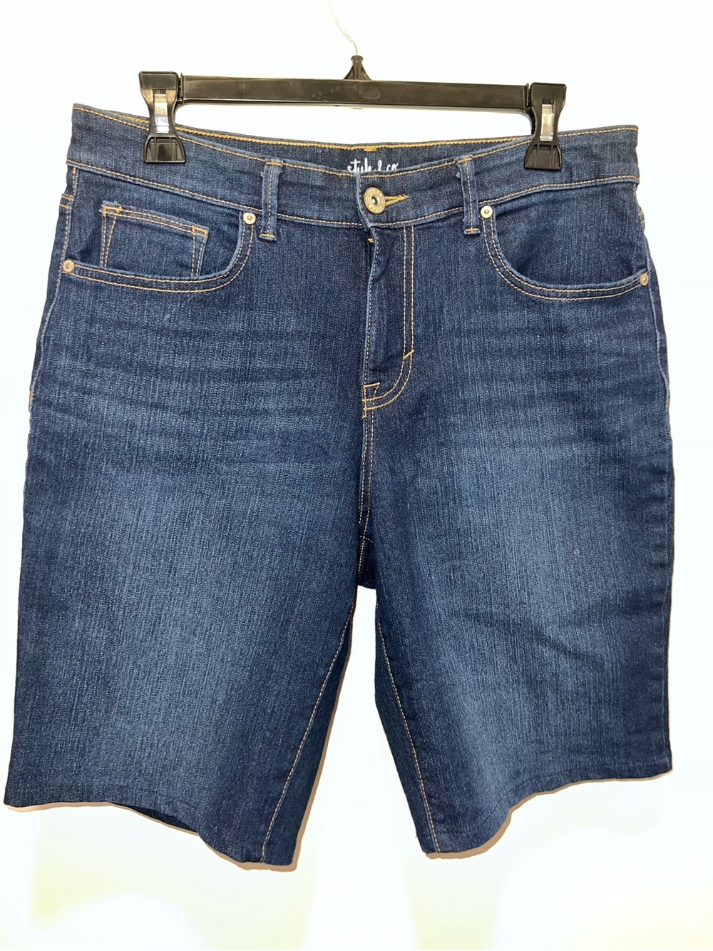 Bundle of 2 identical Style & Co. Women’s Denim Bermuda Shorts Size 8